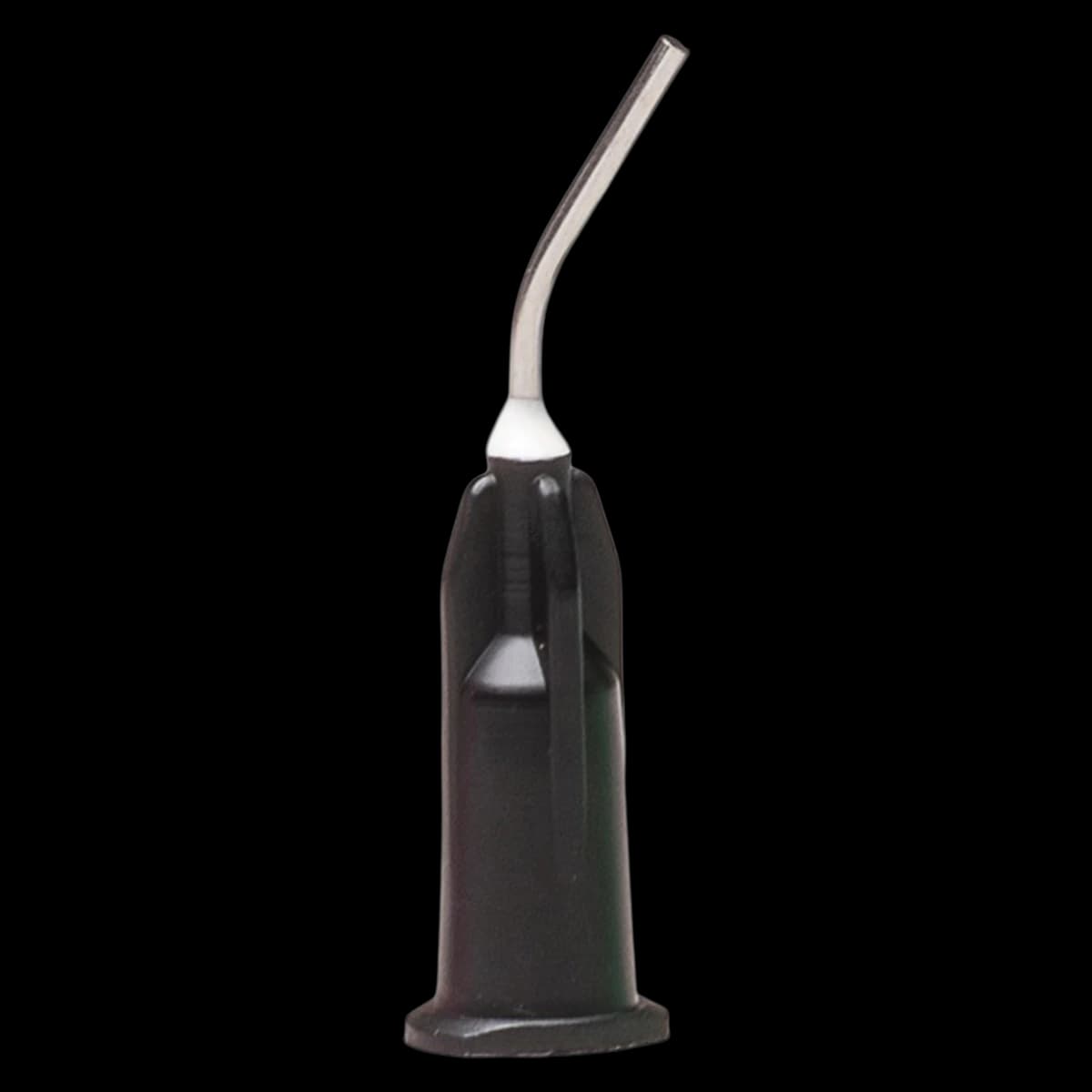 Pulpdent Pre-Bent Applicator Tips, 19 Gauge x 1/2", Black, 20/Pack - Pre-Bent Applicator Tips 20g Black 20/Pk - Image 1