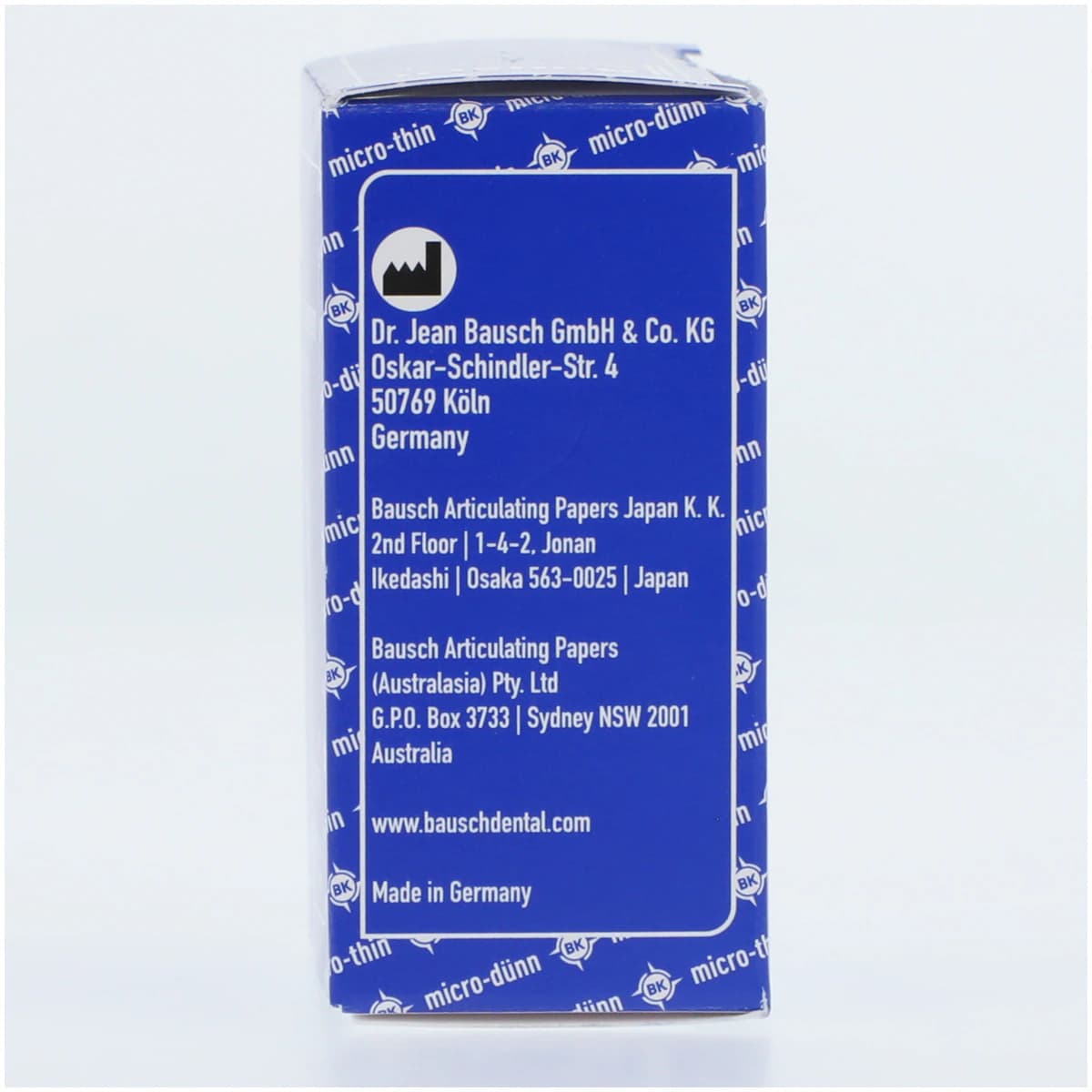 Arti-Check Articulating Paper Roll, with Dispenser, 22 mm x 10 m, 40 microns, Blue, 1/Pk, BK15 thumbnail 4