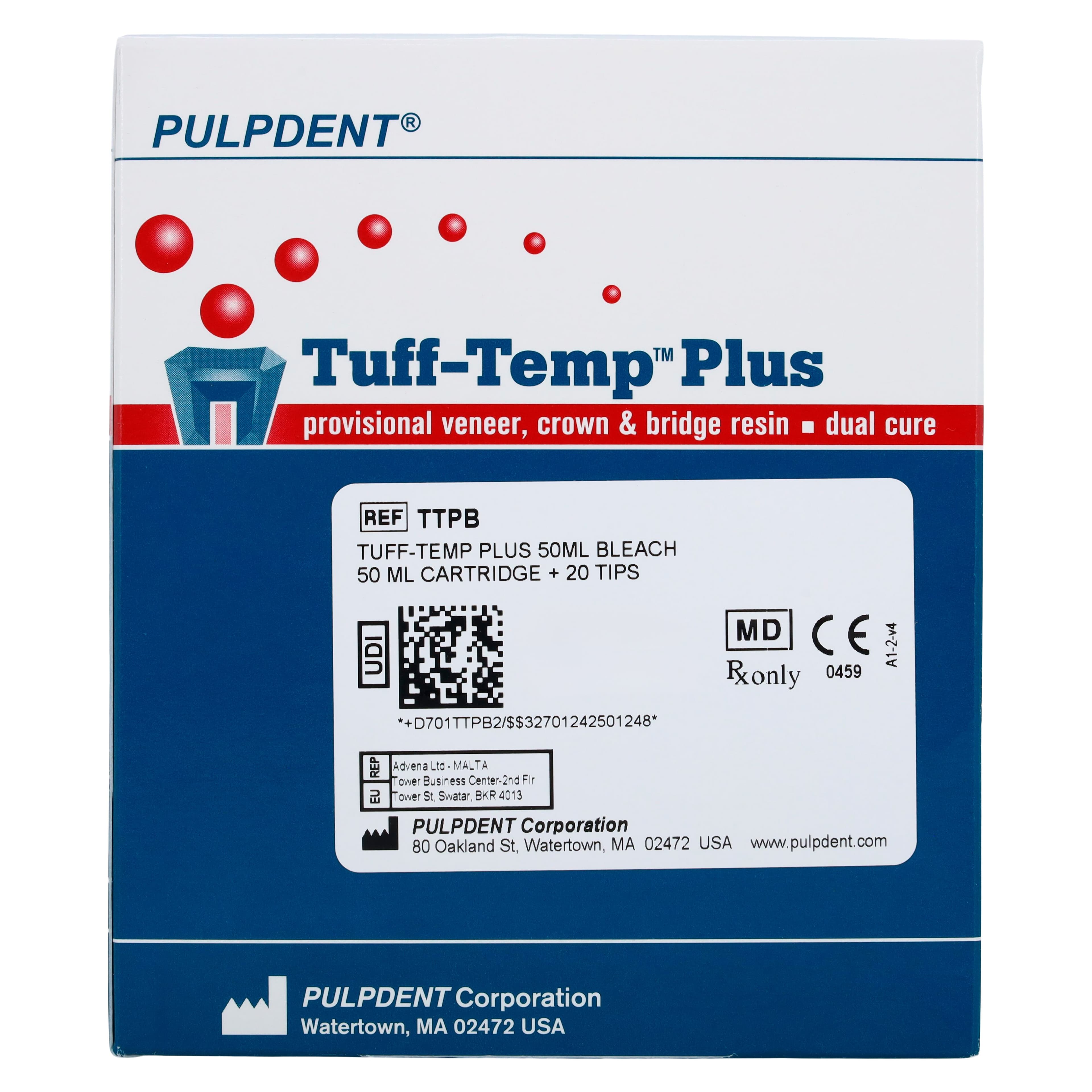 Tuff-Temp Plus Automix Cartridge Kit, Bleach Shade, 50 mL, 1/Pk, TTPB thumbnail 12