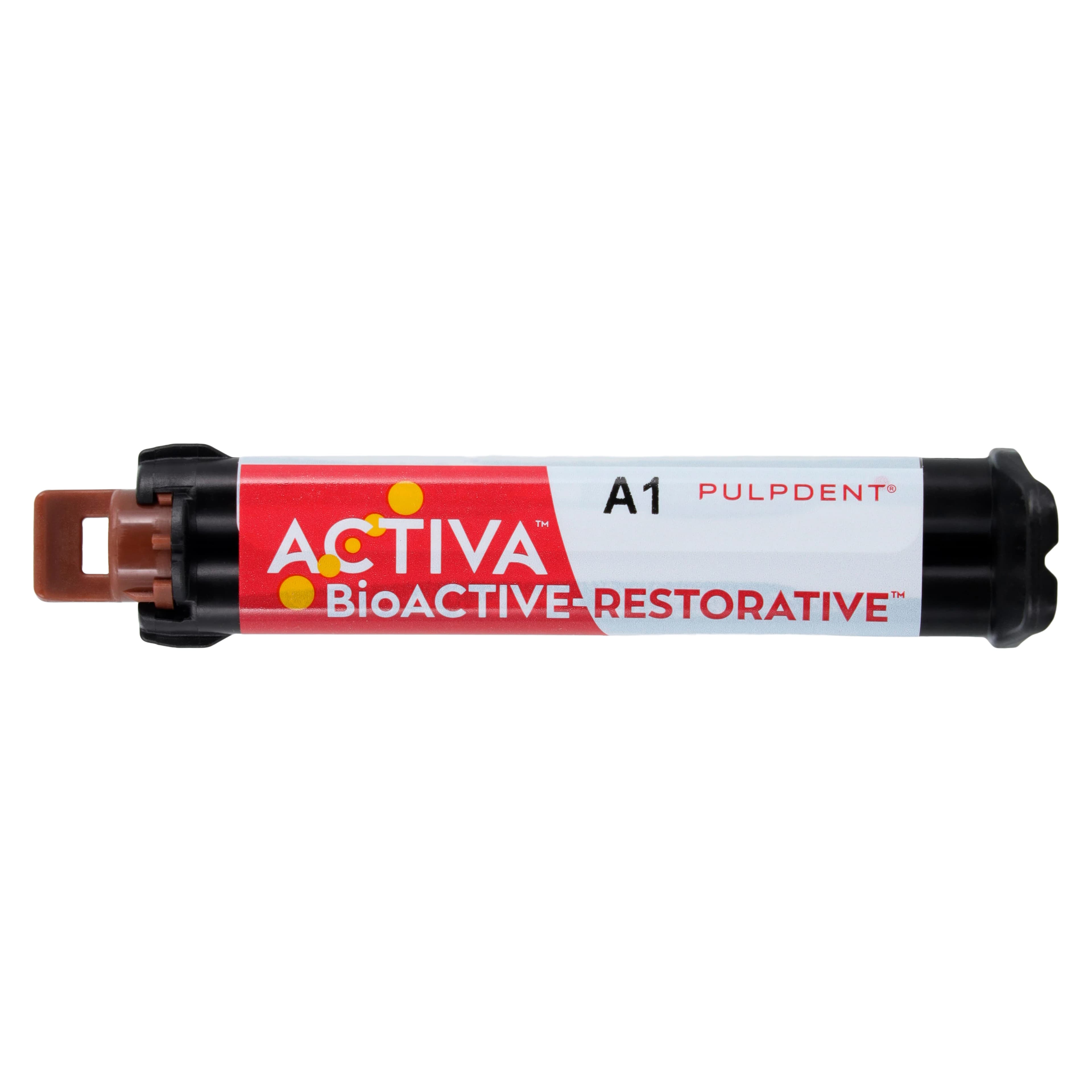 Activa BioACTIVE-Restorative Single Refill, A1, 5 mL (8 g) Syringe + 20 Mix Tips, VR1A1 thumbnail 2