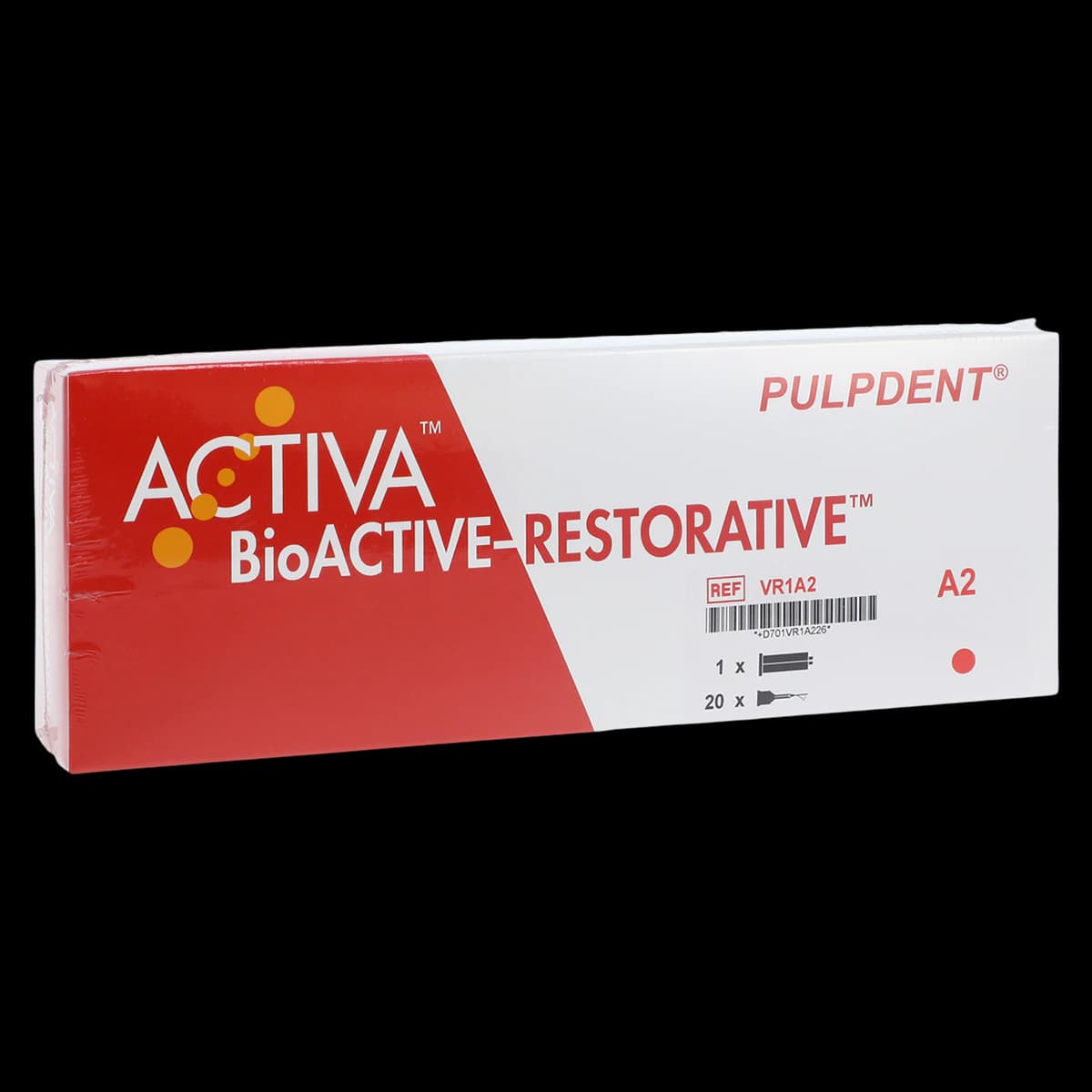 Activa BioACTIVE-Restorative Single Refill, A2, 5 mL (8 g) Syringe with 20 Mix Tips, VR1A2 - Activa Bioactive-Restorative Single Refill 1/Pack - Image 1
