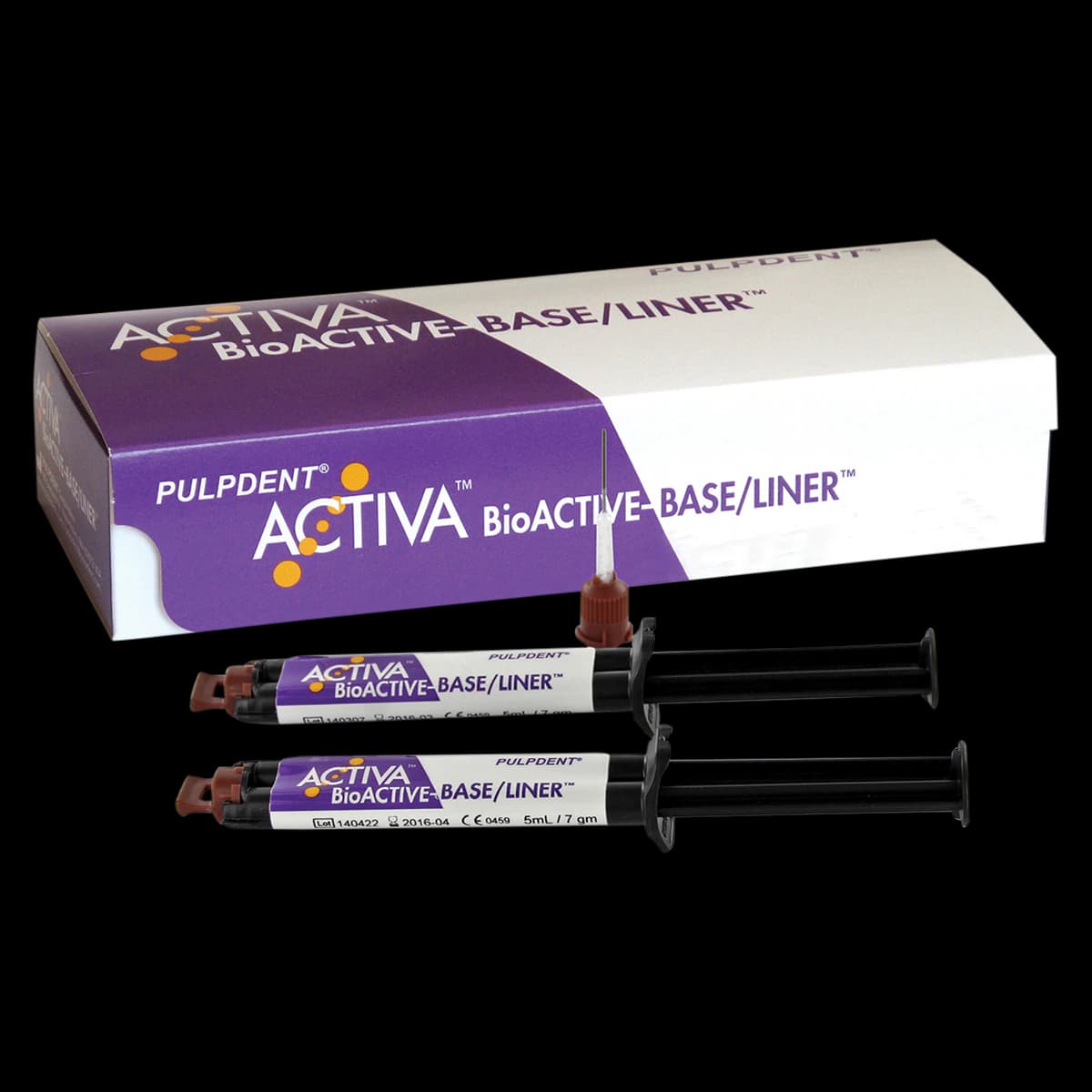 Activa BioACTIVE Base/Liner Value Pack, 2 x 5 ml/7 g Syringes + 40 Automix Tips, VB2 thumbnail 3