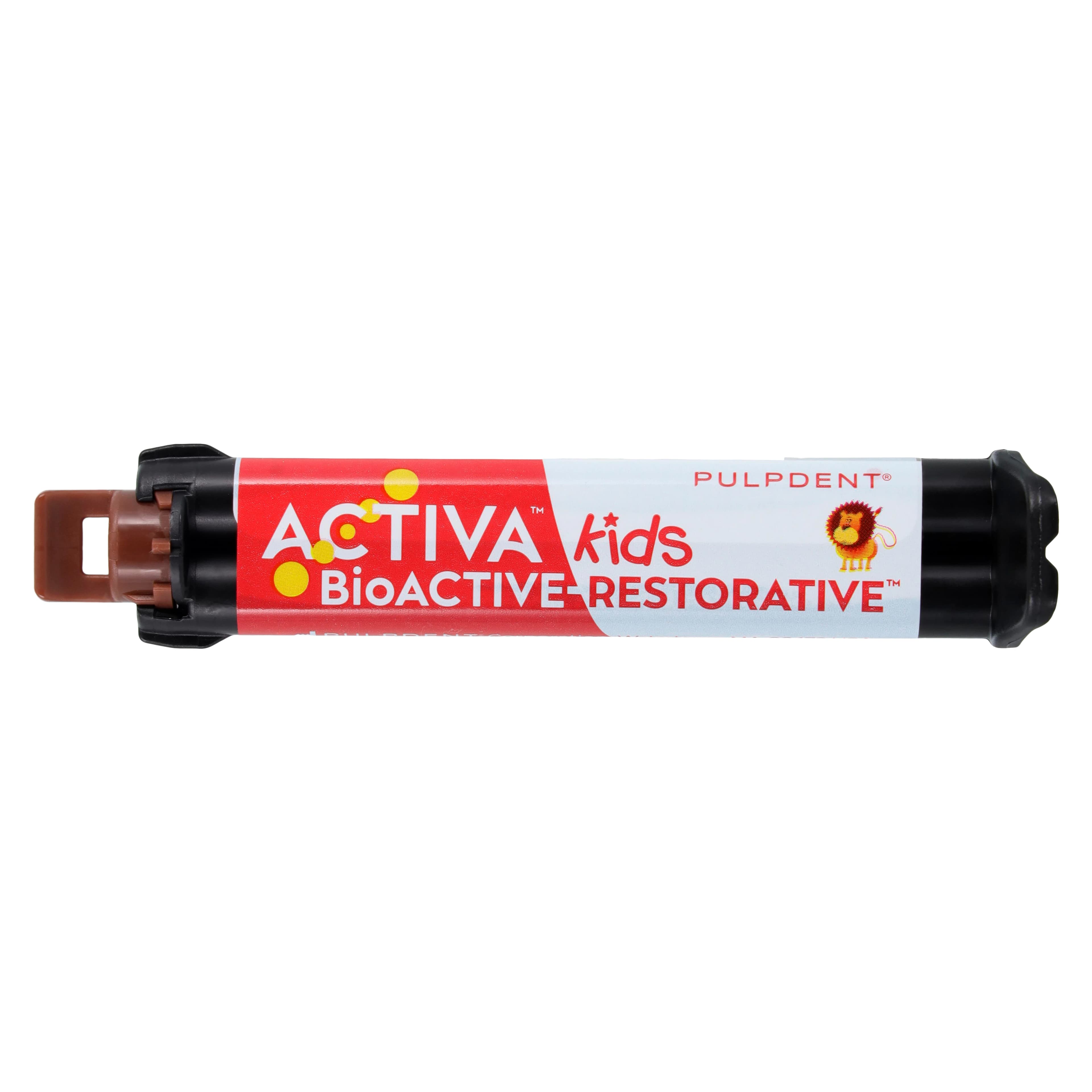 Activa Kids BioACTIVE-Restorative Value Refill, Pedo Shade (Opaque White), 2 x 5mL (8g) Syringes with 40 Automix Tips, VK2P thumbnail 2