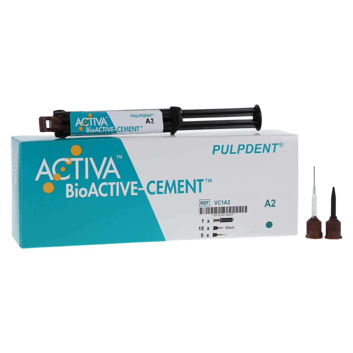 Activa BioActive Cement Single Pack, Translucent, 5 mL/7 g Syringe with 20 Automix Tips, VC1T thumbnail 2