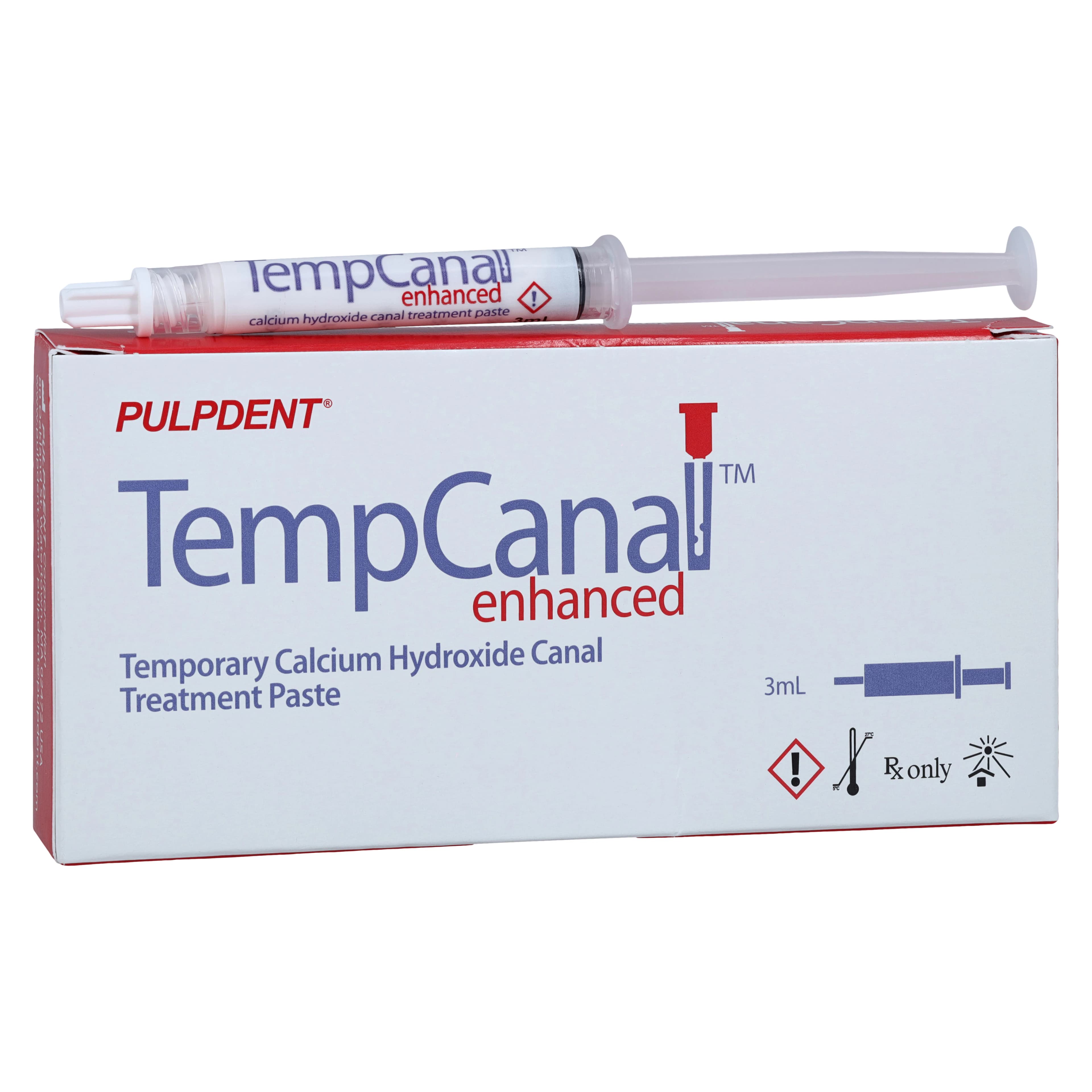 TempCanal Enhanced Calcium Hydroxide Canal Treatment Paste, 3 mL Syringe Refill, TE3 thumbnail 2