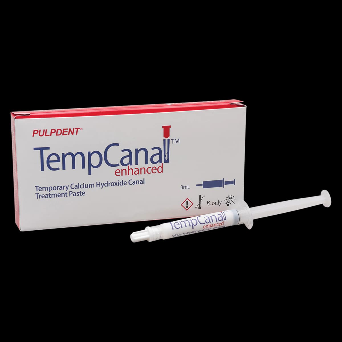 TempCanal Enhanced Calcium Hydroxide Canal Treatment Paste, 3 mL Syringe Refill, TE3 - TempCanal Enhanced Syringe - Image 1