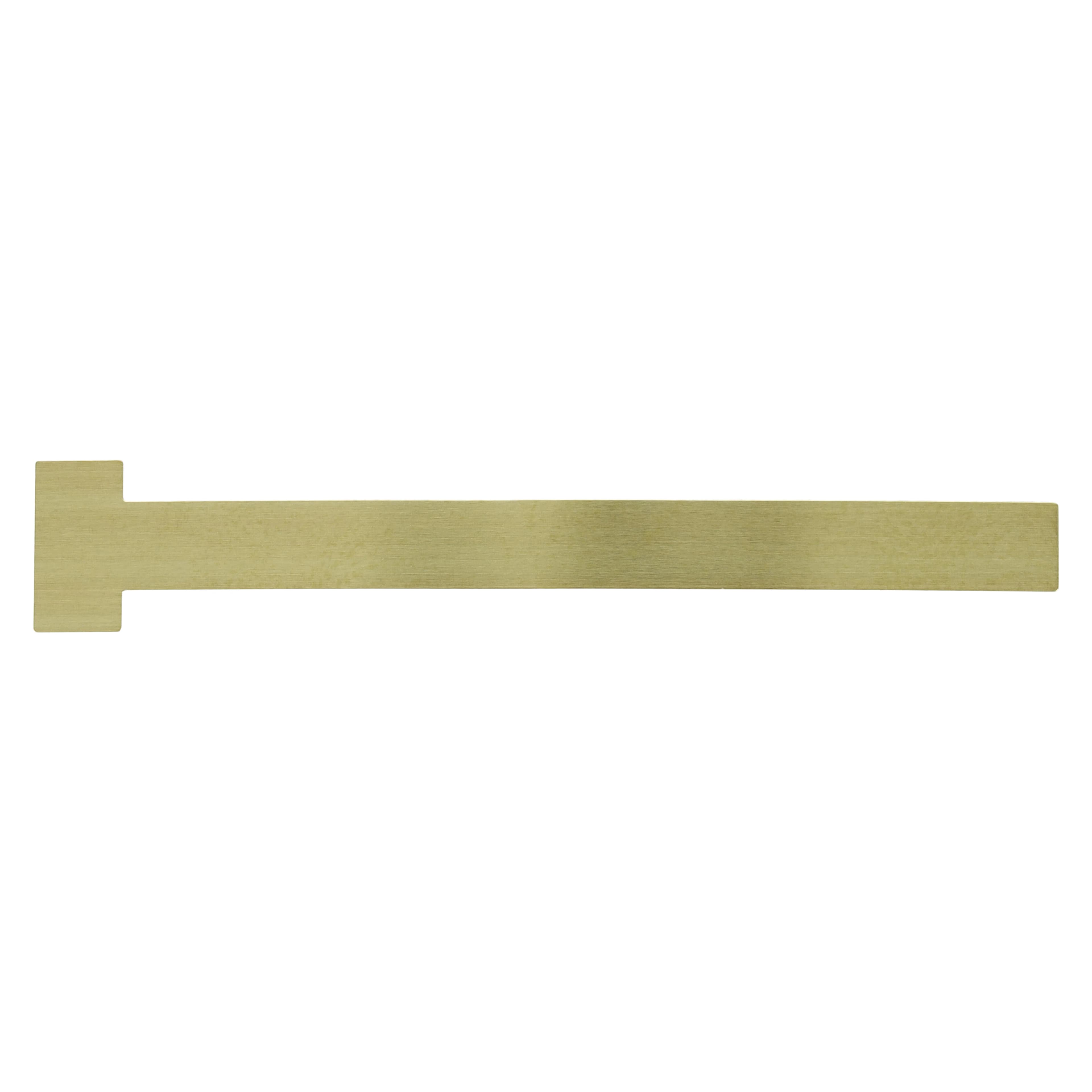 Pulpdent T-Bands, Brass, Straight, Narrow (5/32"/4mm), 100/Box, BTBS/N - T-Bands, Straight, Narrow, Brass, 100/Pk, BTBS/N - Image 1
