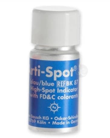 Bausch Arti-Spot 3 High Spot Indicator, Blue, For Frictions, 15 ml Bottle, BK 87 - Arti-Spot 3 for Frictions Blue 15ml - Image 1
