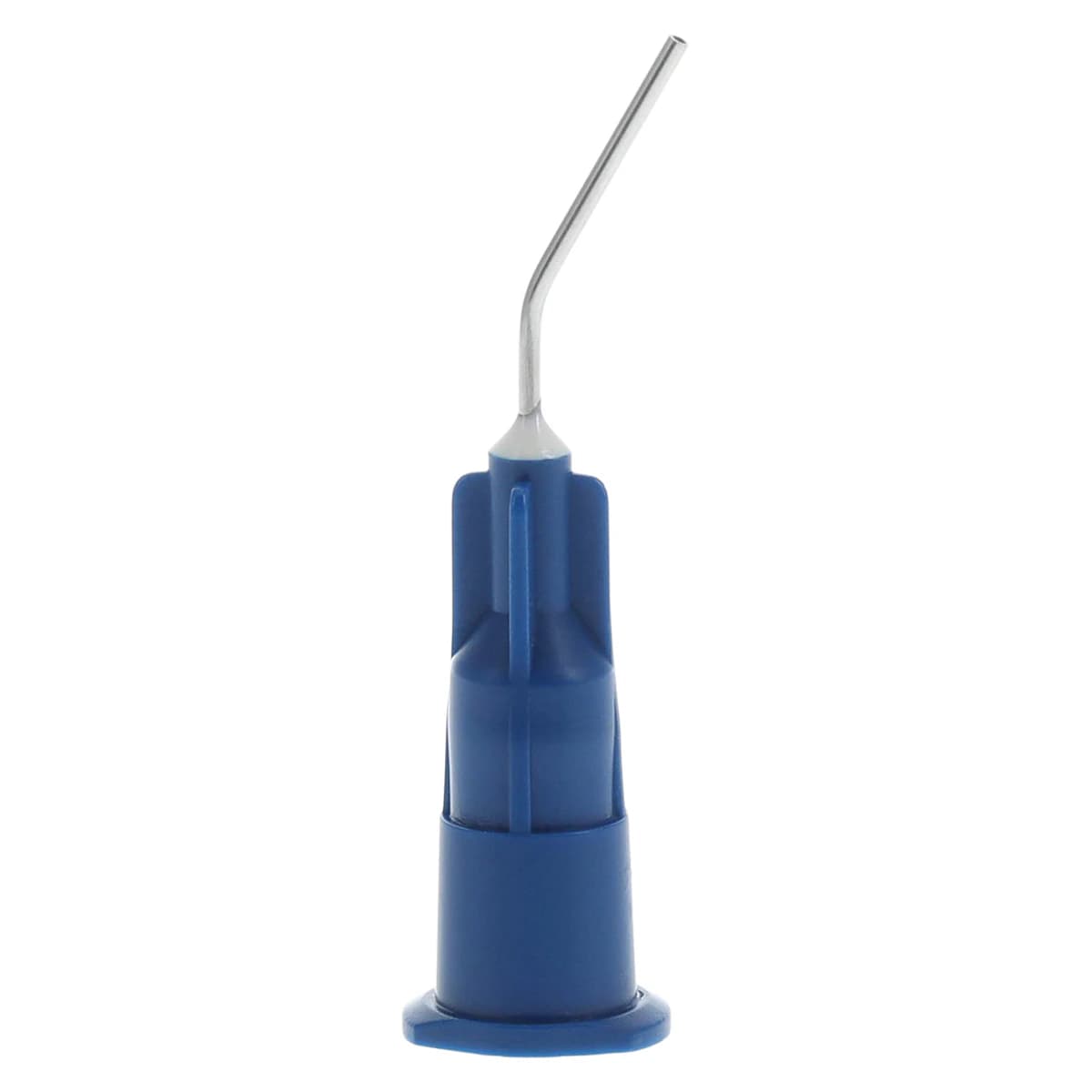 Pulpdent Multi-Cal Pre-Bent Applicator Tips, 22 Gauge x 1/2", Dark Blue, Luer Lock, 100/Pk, 22D100 - Prebent Applicator Tips 22ga x 1/2" 100/Pk Dark Blue - Image 1