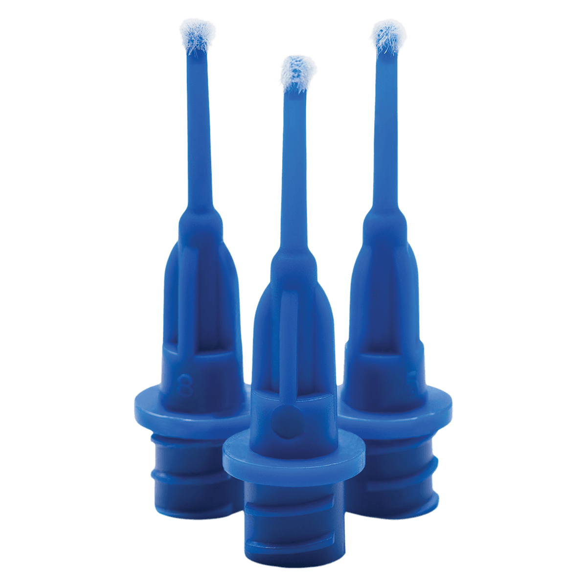 Pulpdent Flocked Applicator Tips, 25 Gauge, 1/2", Dark Blue, P2520, 20/Pk thumbnail 2