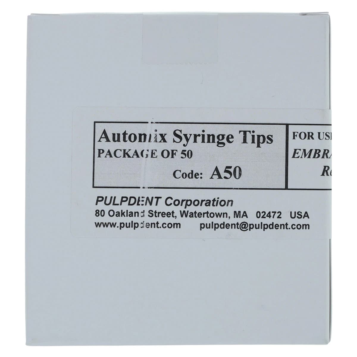 Pulpdent Automix Syringe Tips, Tapered, Brown, 5 ml, 50/Box, A50 thumbnail 5