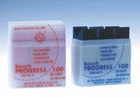 Bausch Progress 100 Articulating Paper Strips, 100 Microns, Red, Plastic Dispenser, 300/Pk, BK52 - Progress 100 Articulating Paper Strips, with Plastic Dispenser, 100 microns, Red, 300/Pk, BK52 - Image 1