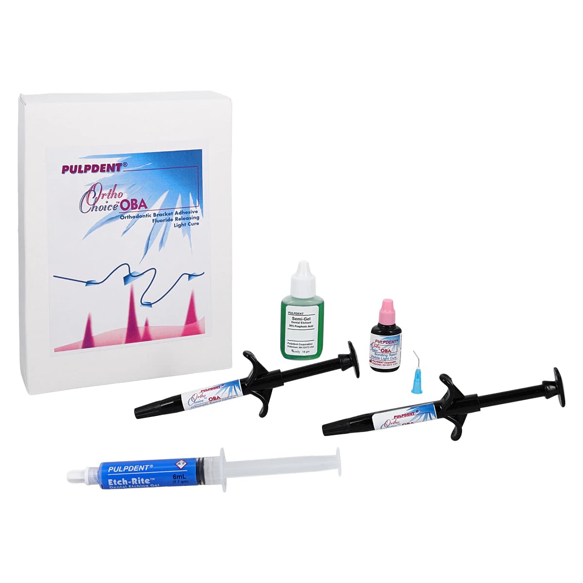Ortho-Choice OBA Orthodontic Bracket Adhesive, Light-Cure, Syringe Kit, 4 g, 2/Pk, OCBA thumbnail 2
