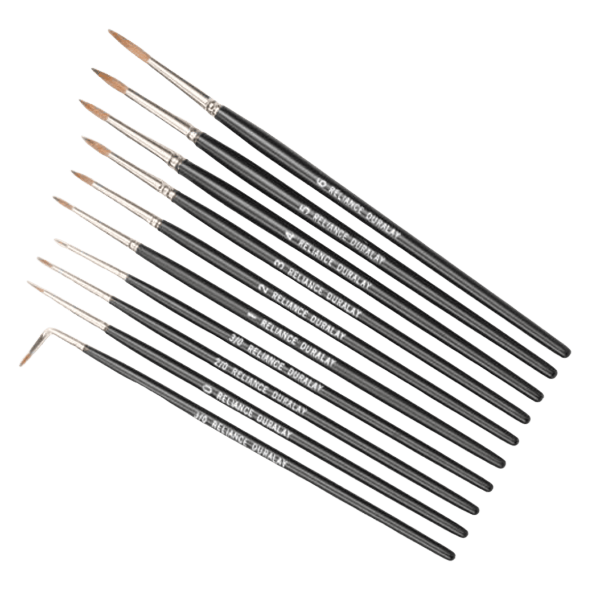 DuraLay Ceramist Brush, Red Sable, Straight, #3 - Brush Red Sable Straight - Image 1