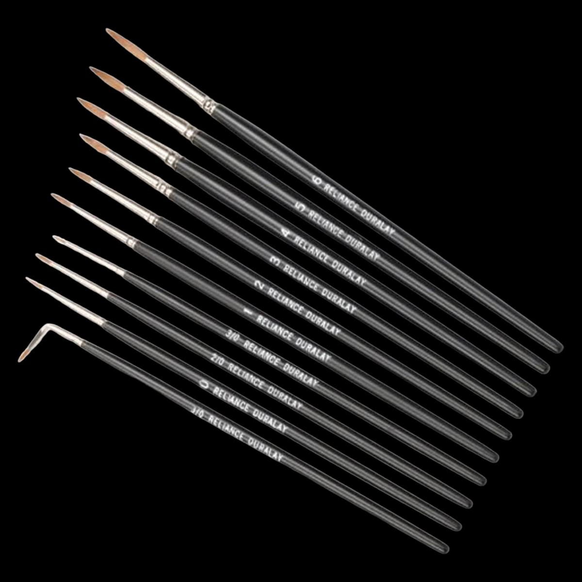 DuraLay Sable Brush Red #00, Straight, 1/Pkg - Sable Brush Red #00 - Image 1