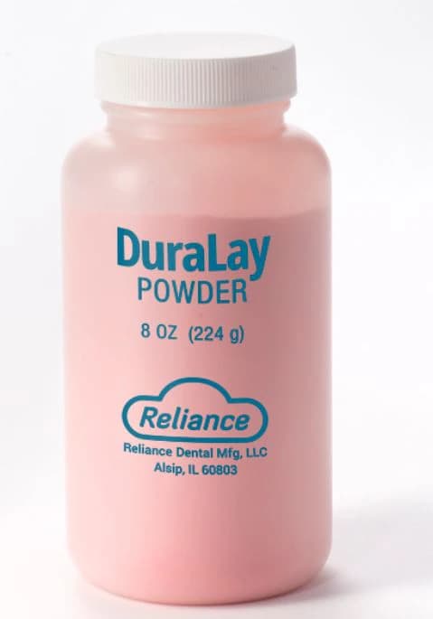 DuraBase Hard Pink Denture Reline Powder, 4 oz Bottle, 1/Pkg - DuraBase Hard Pink Powder 4oz - Image 1
