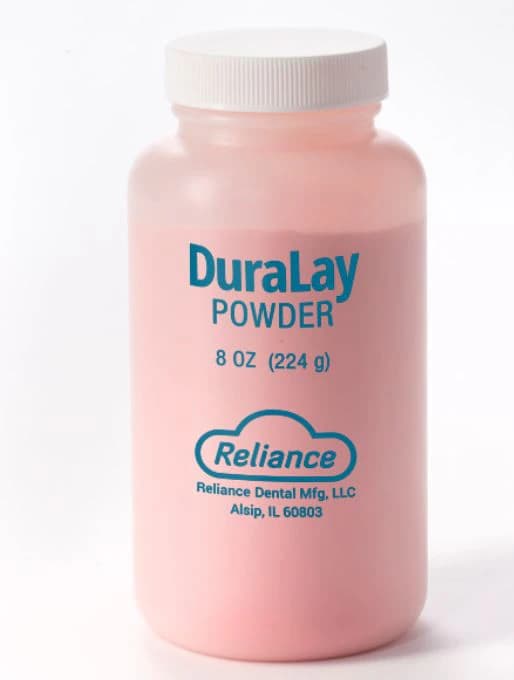 Duralay Temporary Crown & Bridge Pattern Resin Powder, Shade 62 (A2), 8 oz Bottle, 2508-62 - Powder, 8 oz., Shade 62, 2508-62 - Image 1