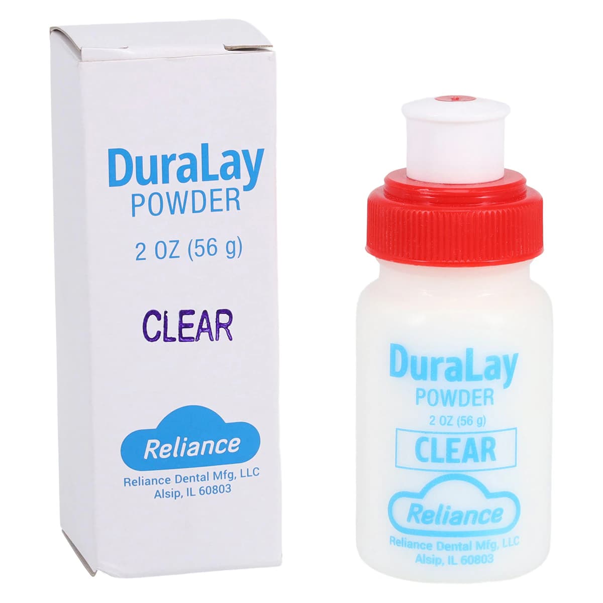 DuraLay Powder, Denture Resin Inlay Resin, Clear, 2 oz/Bottle thumbnail 2