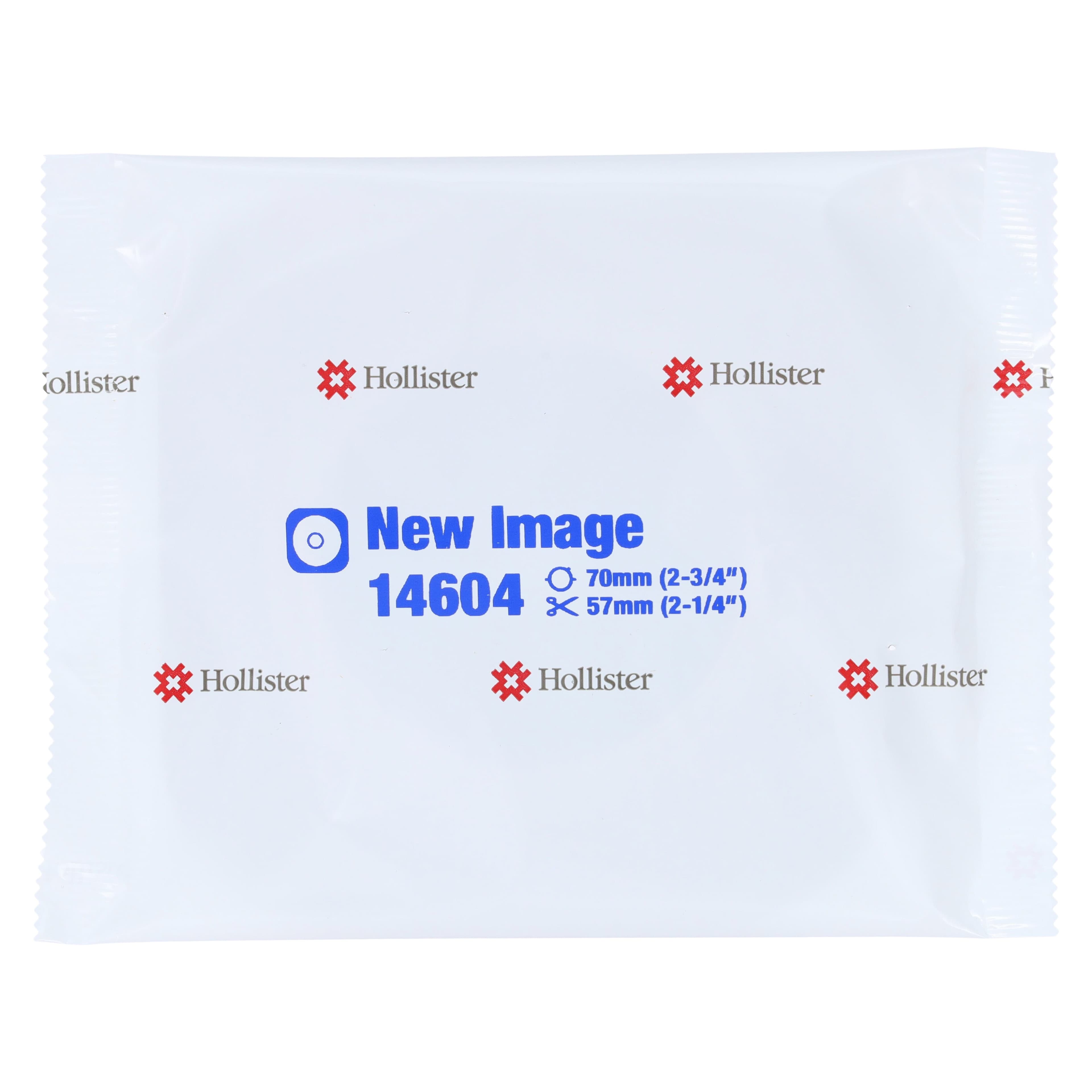 Hollister New Image Ostomy Wafer, 2-Piece Skin Barrier, Cut-To-Fit, Blue, 2 3/4" Flange, Box/5, 14604 thumbnail 2