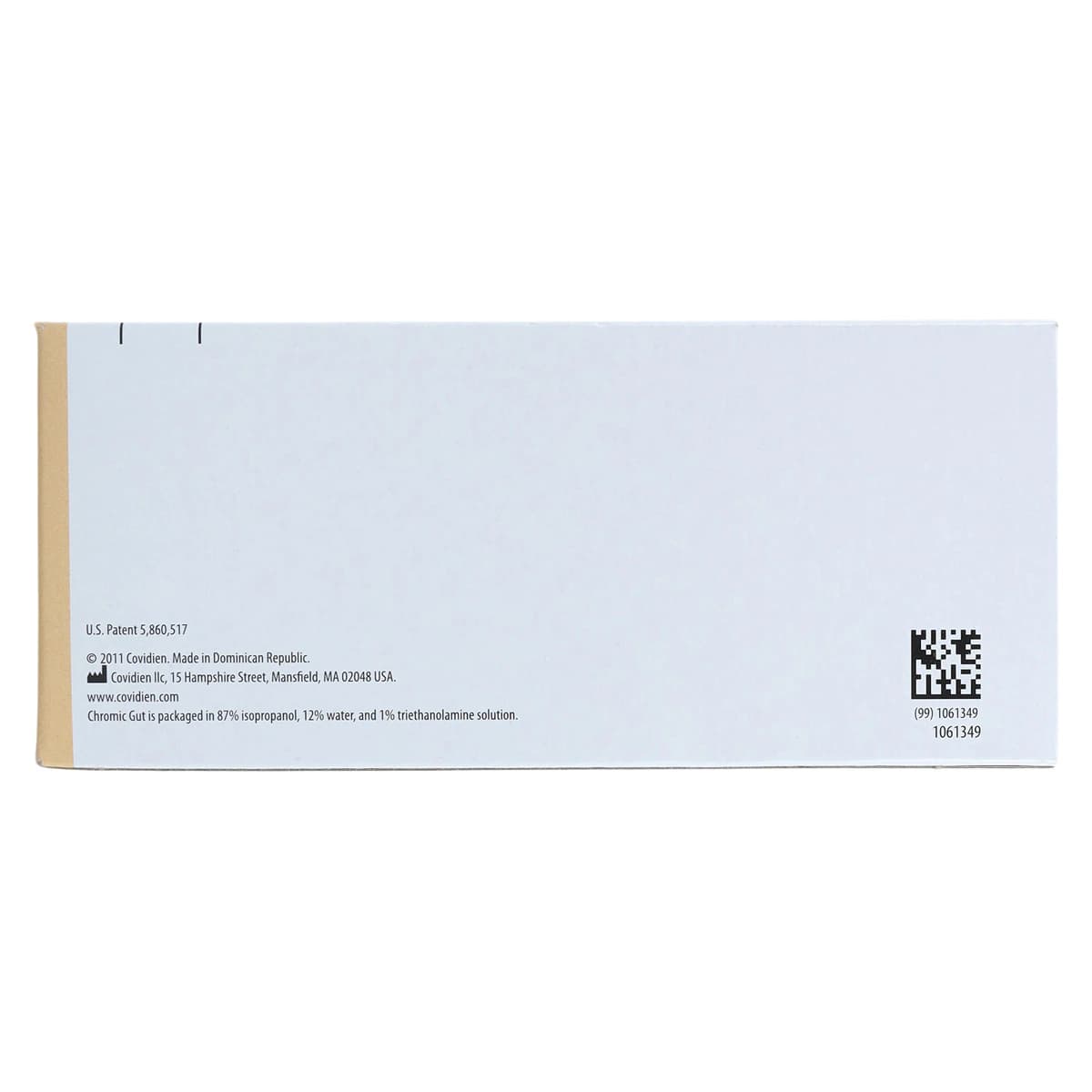 Surgigut Chromic Gut Suture, 3-0, 30", CV-25, Surgalloy Taper Point 1/2 Circle Needle 22mm, Undyed, 36/Case thumbnail 7