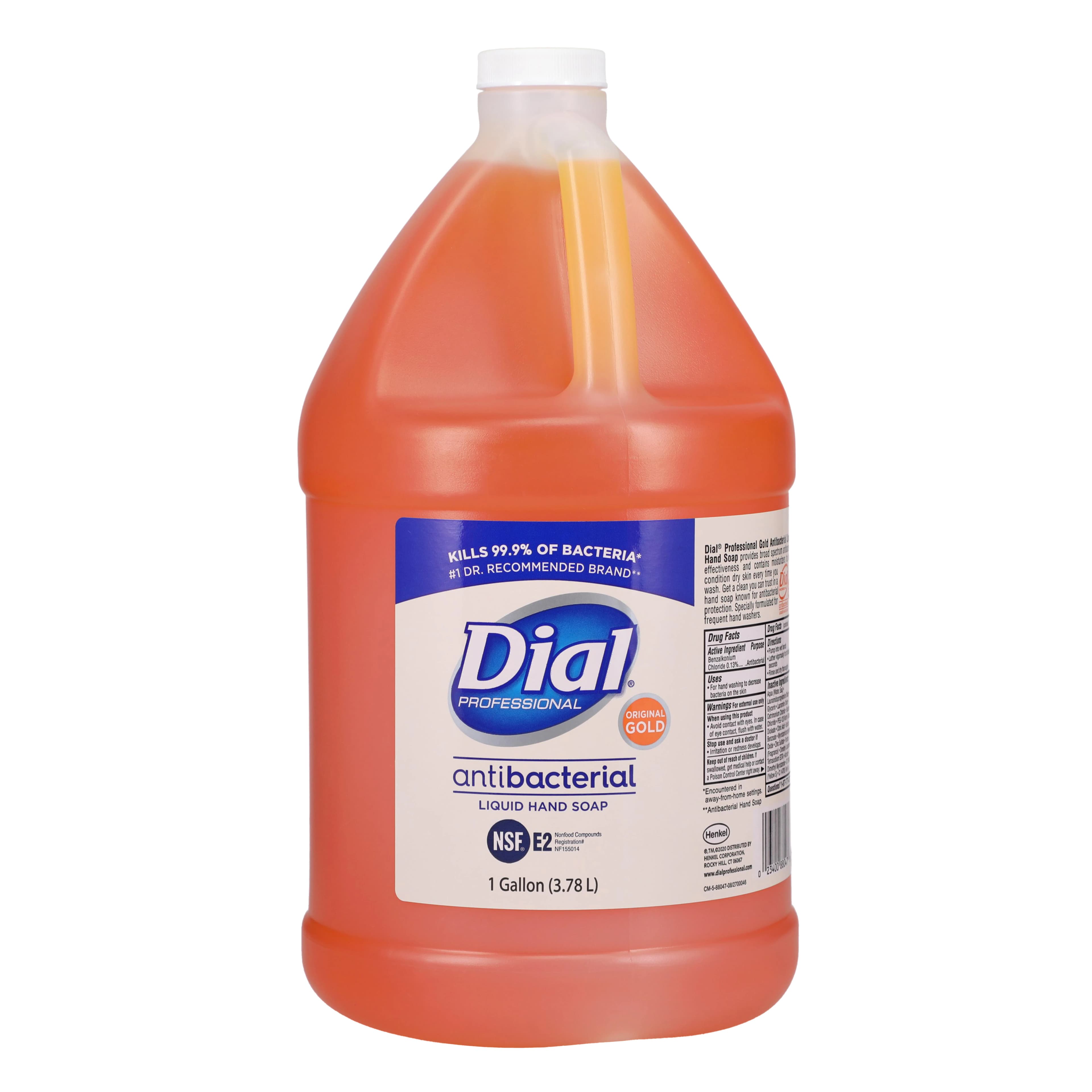 Dial Gold Antimicrobial Liquid Hand Soap, 1 Gallon Refill, 88047 - old Liquid Hand Soap, Antibacterial, 1 Gallon,, 2340088047 - Image 1