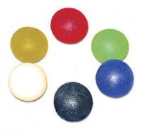 CanDo Gel Hand Exercise Ball, Large, Yellow, X-Light Resistance - Cando Gel Hand Ball Large - Image 1