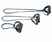CanDo Exercise Tubing with Handles, Blue, Heavy Resistance, 18/36/48" Lengths - Cando Exersice Tubing W/Hdl St - Image 1