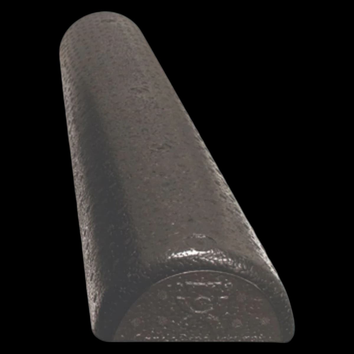 CanDo Foam Half Roller 6x36, X-Firm, Black - Can-Do Foam Half Roller 6x36 - Image 1