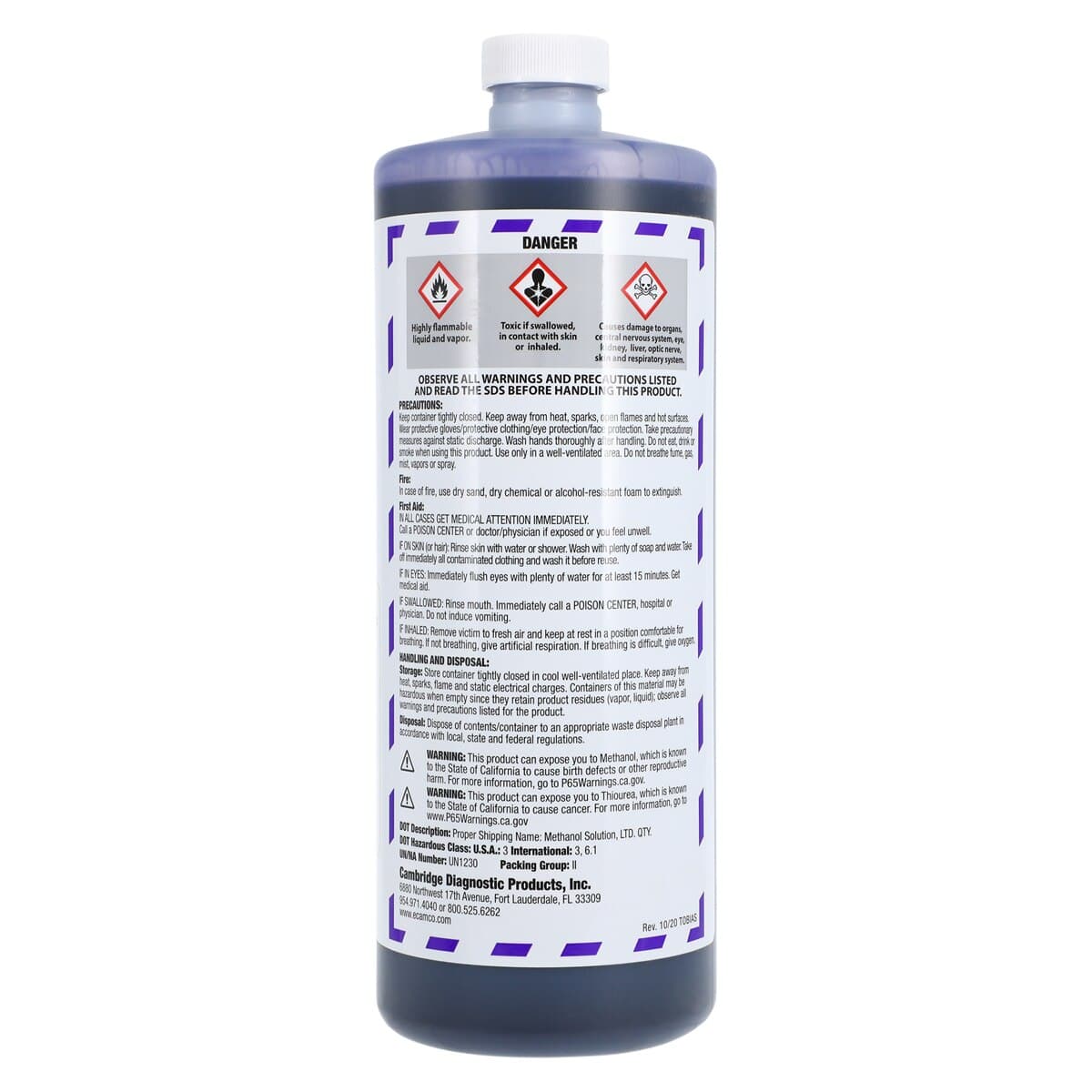 Camco Quik Stain II Solution, Dark Blue, 946 mL Bottle thumbnail 2