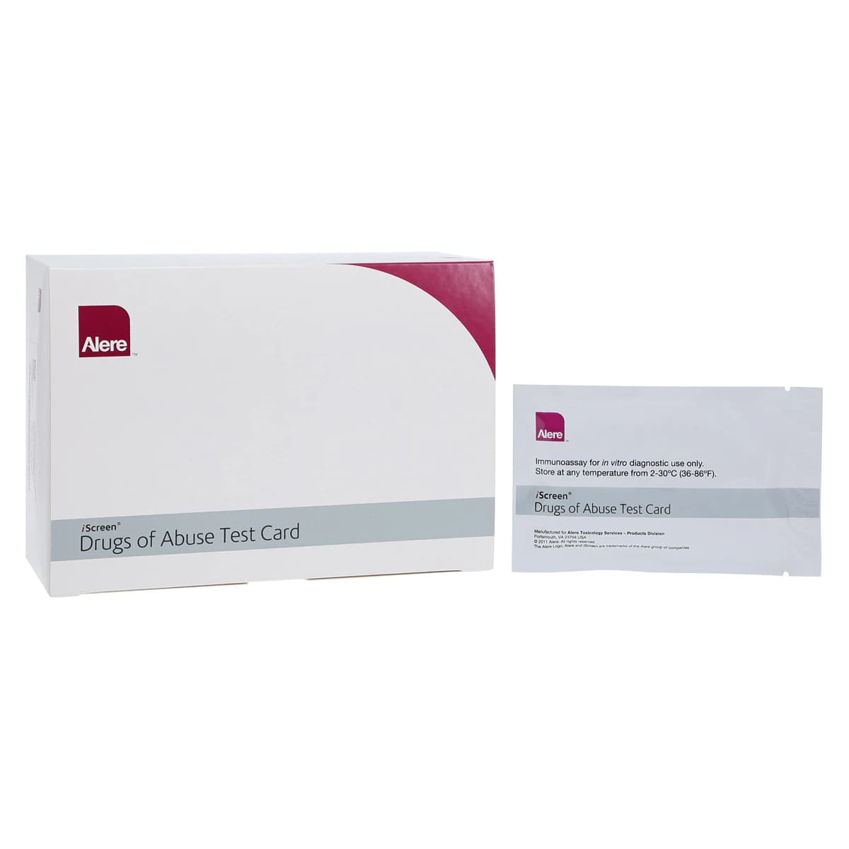 iScreen 10 Panel Drug Screen Test Kit, Moderately Complex, COC/THC/OPI/AMP/MAMP/PCP/BZO/BAR/MTD/TCA, 25 Tests/Box - 10 Panel Drug Screen - Image 1