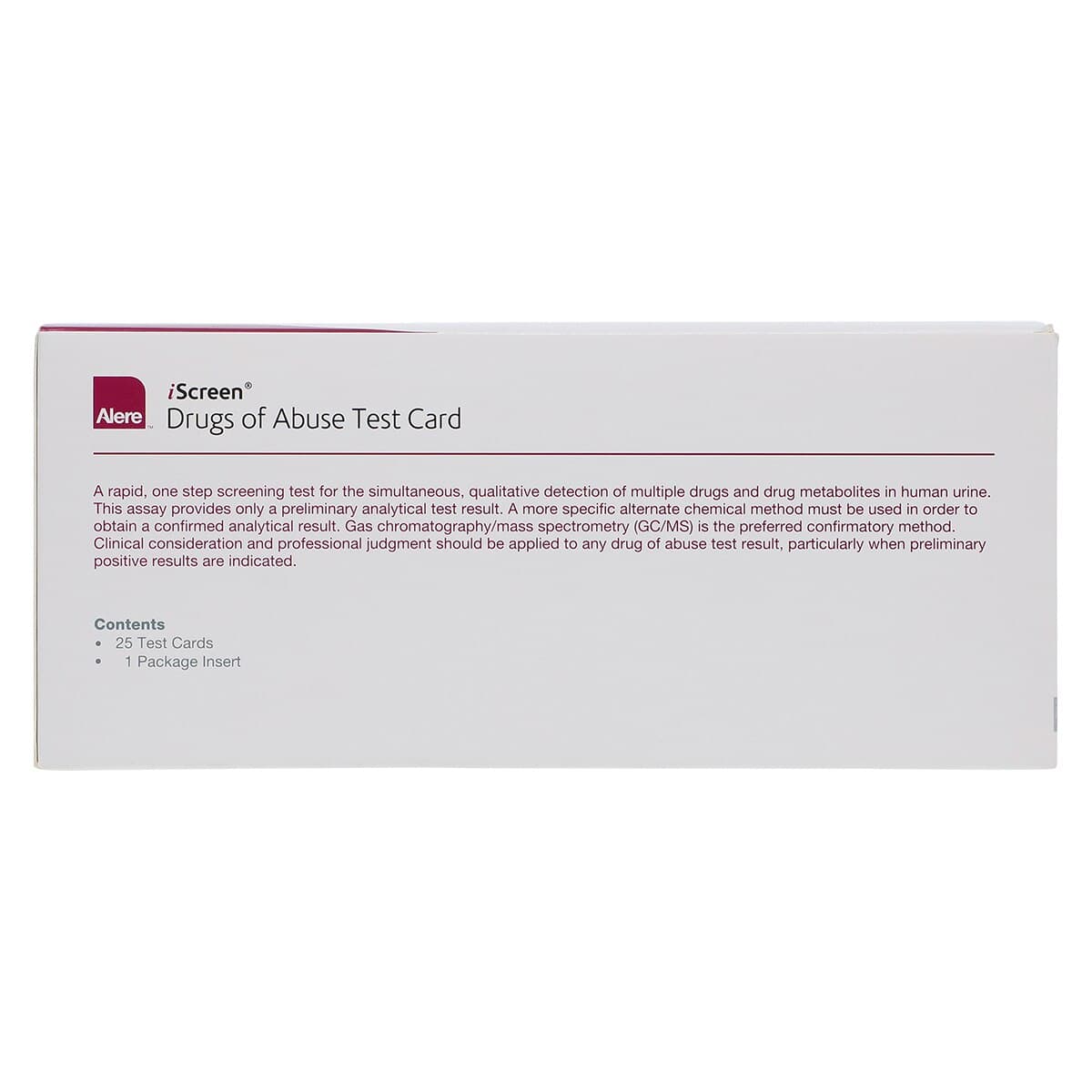 iScreen 10 Panel Drug Screen Test Kit, Moderately Complex, COC/THC/OPI/AMP/MAMP/PCP/BZO/BAR/MTD/TCA, 25 Tests/Box thumbnail 5