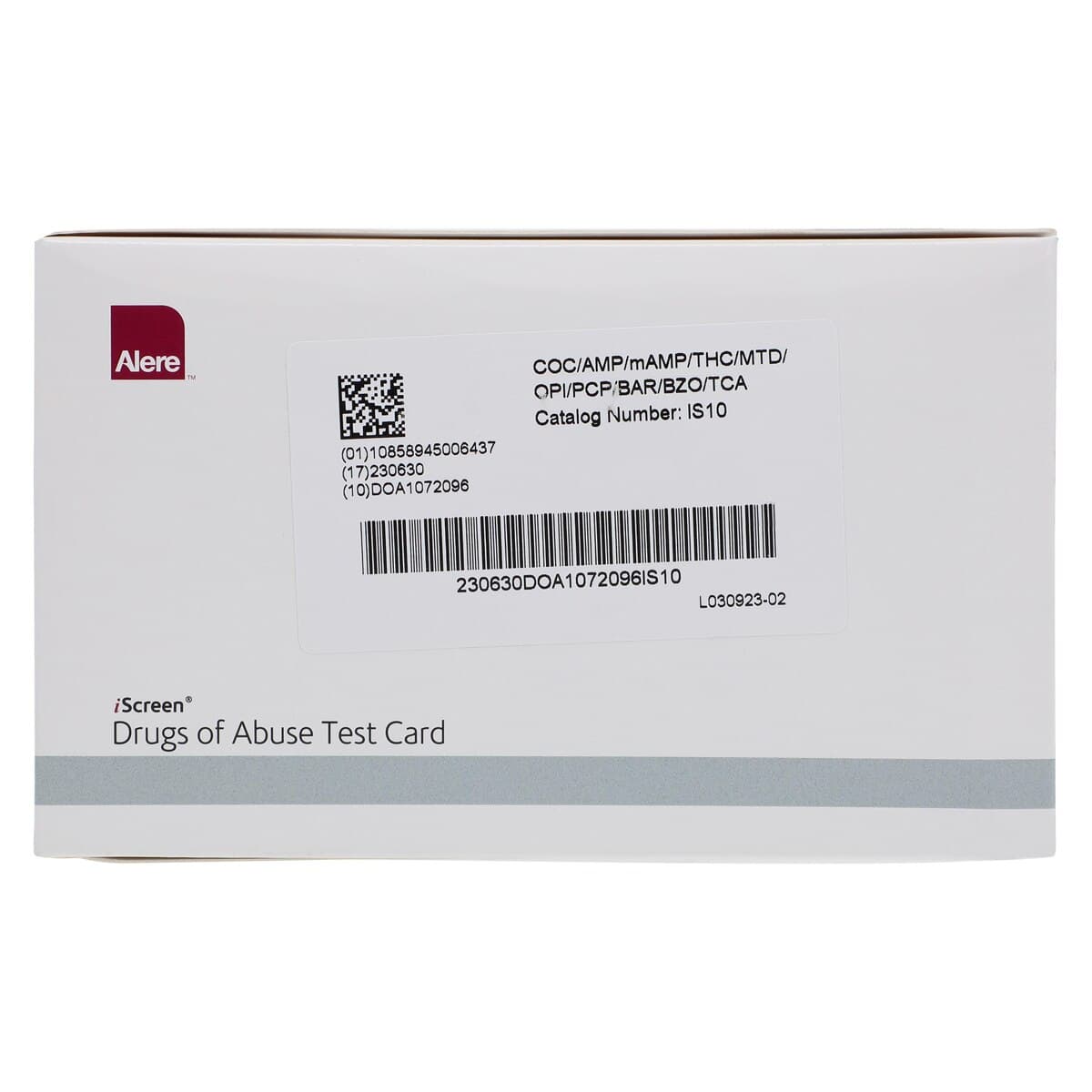 iScreen 10 Panel Drug Screen Test Kit, Moderately Complex, COC/THC/OPI/AMP/MAMP/PCP/BZO/BAR/MTD/TCA, 25 Tests/Box thumbnail 7