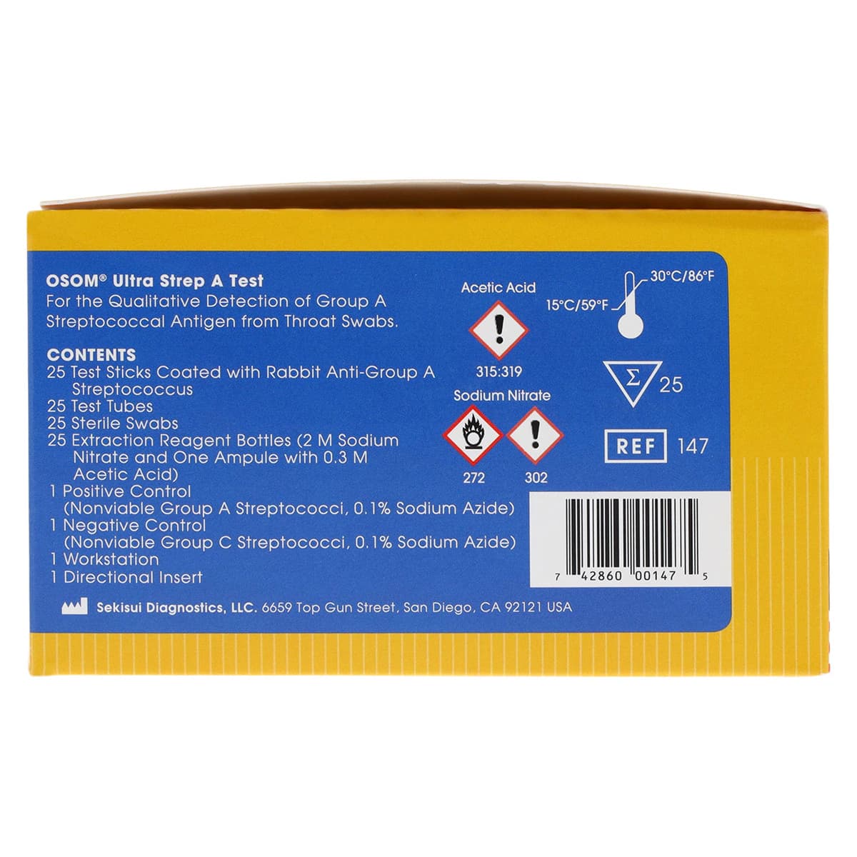 OSOM Ultra Strep A Dipstick Test Kit, CLIA Waived, 25 Tests/Box thumbnail 5