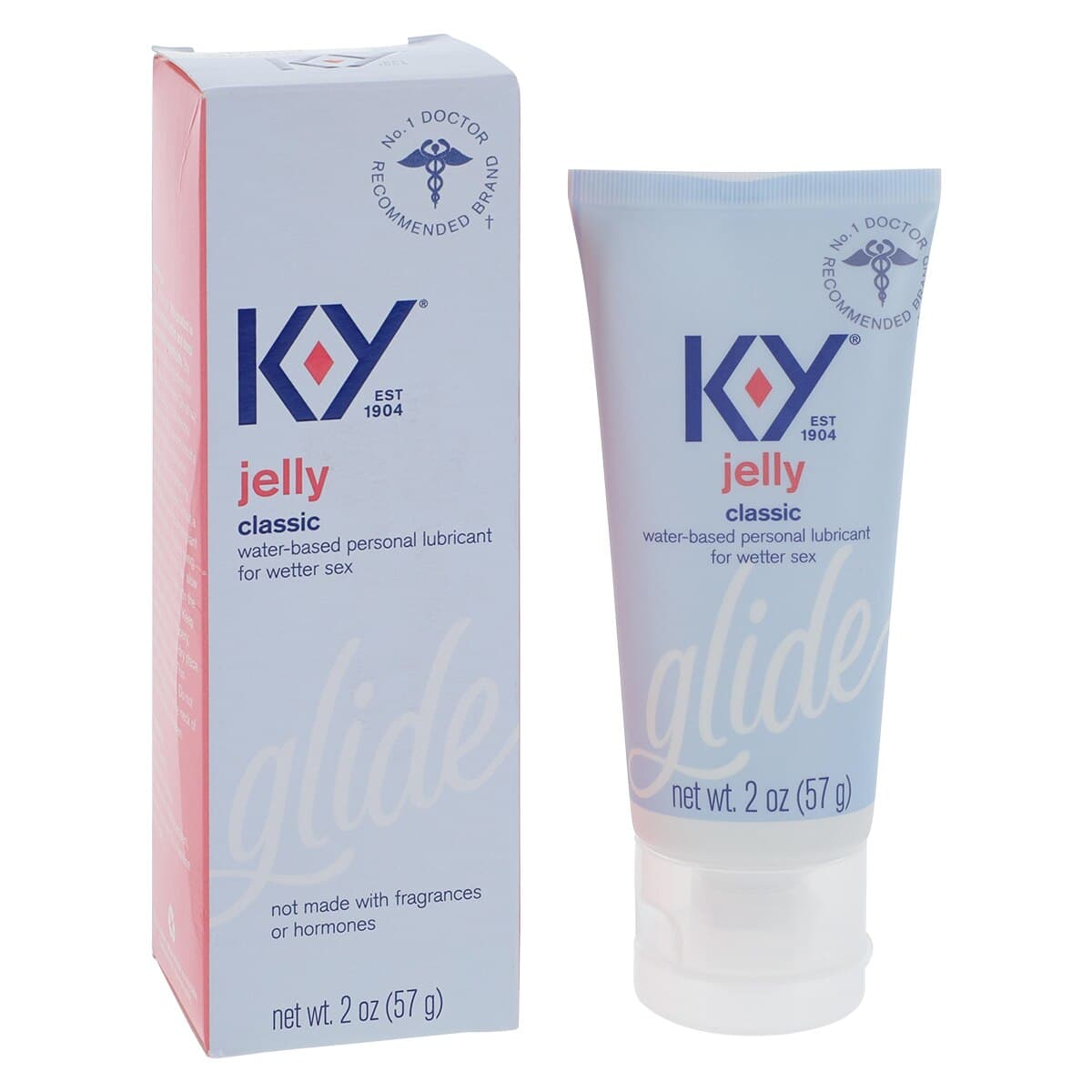 K-Y Personal Lubricant Jelly, Flip Top Cap, 2 oz Tube thumbnail 2