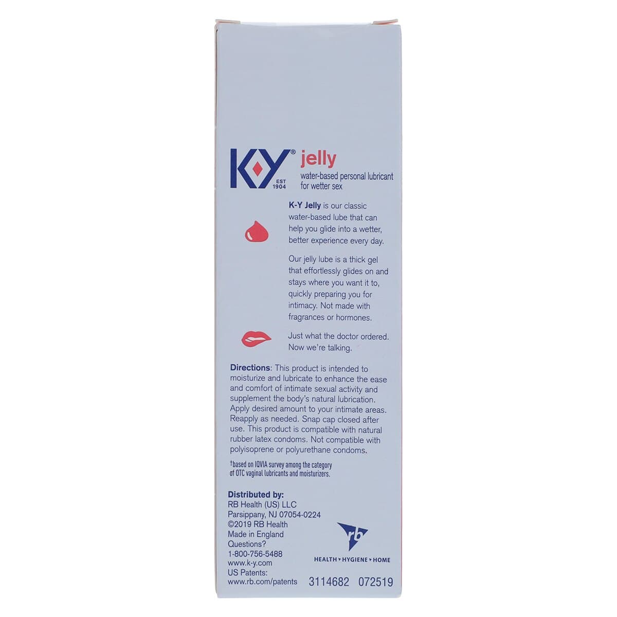 K-Y Personal Lubricant Jelly, Flip Top Cap, 2 oz Tube thumbnail 5