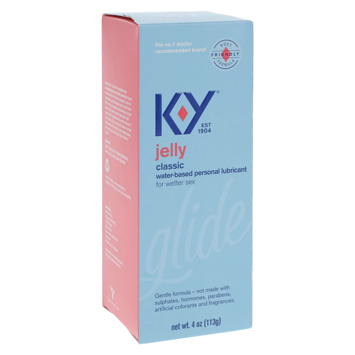 K-Y Personal Lubricant Jelly, Flip Top Tube, 4 oz - K-Y Personal Lub Jelly Flp Cap - Image 1