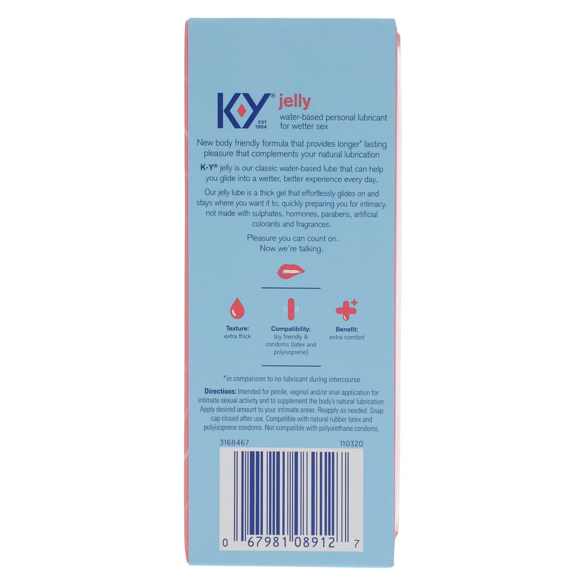 K-Y Personal Lubricant Jelly, Flip Top Tube, 4 oz thumbnail 2