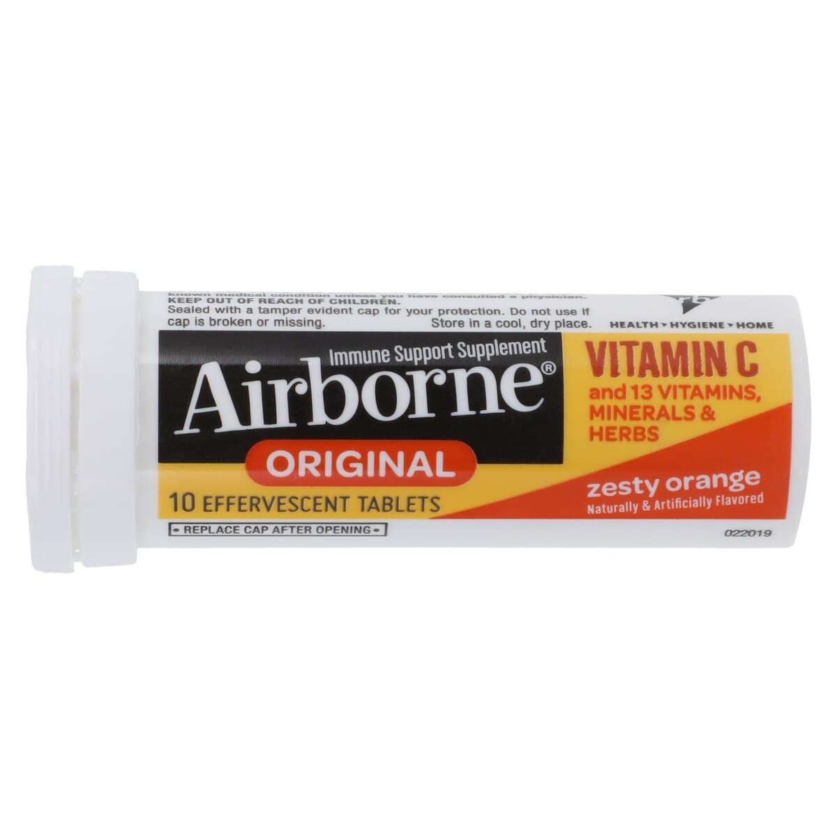 Airborne Effervescent Tablets, Zesty Orange, 10/Pack thumbnail 3