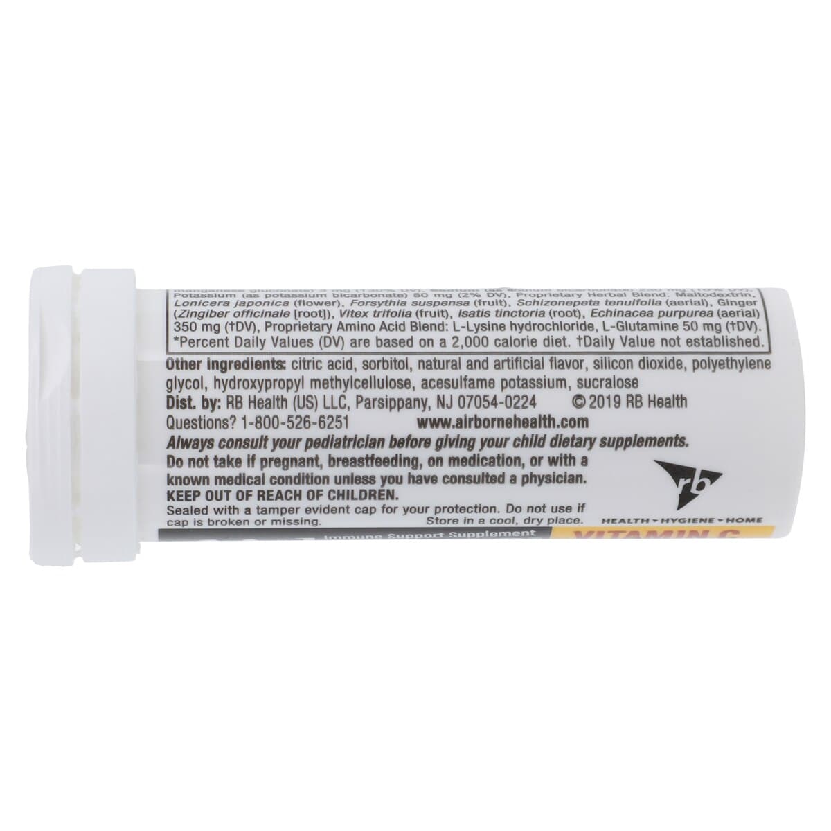 Airborne Effervescent Tablets, Zesty Orange, 10/Pack thumbnail 6