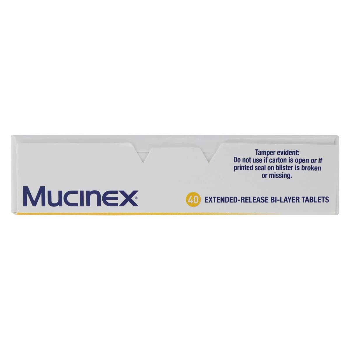 Mucinex Expectorant ER Tablets, 600mg Extended Release, 40/Box thumbnail 2