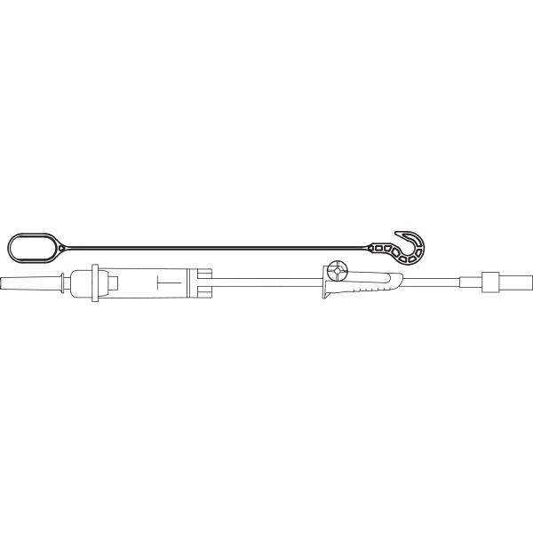Baxter Clearlink IV Administration Set, Secondary, Male Luer Lock, 10 Drops/mL, 37", 48/Case - Med Set Secondary Male LL - Image 1