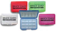 Brace Gard Orthodontic Wax Squares, Clear, 12 Squares/Pack, 80/Box - Brace Gard Squares - Image 1