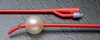 Bard Lubricath 2-Way Foley Catheter, Medium Coude Olive Tip, 22 Fr, 30 cc Balloon - Catheter Coude Tiemann 30 - Image 1