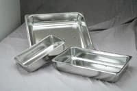 Polar Ware Instrument Tray, Stainless Steel, Autoclavable, 8-7/8" x 5" x 2" - Tray Instrument SS - Image 1