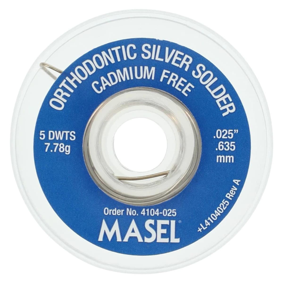 Orthodontic Silver Solder, 0.025" Diameter, 5 DWT thumbnail 3