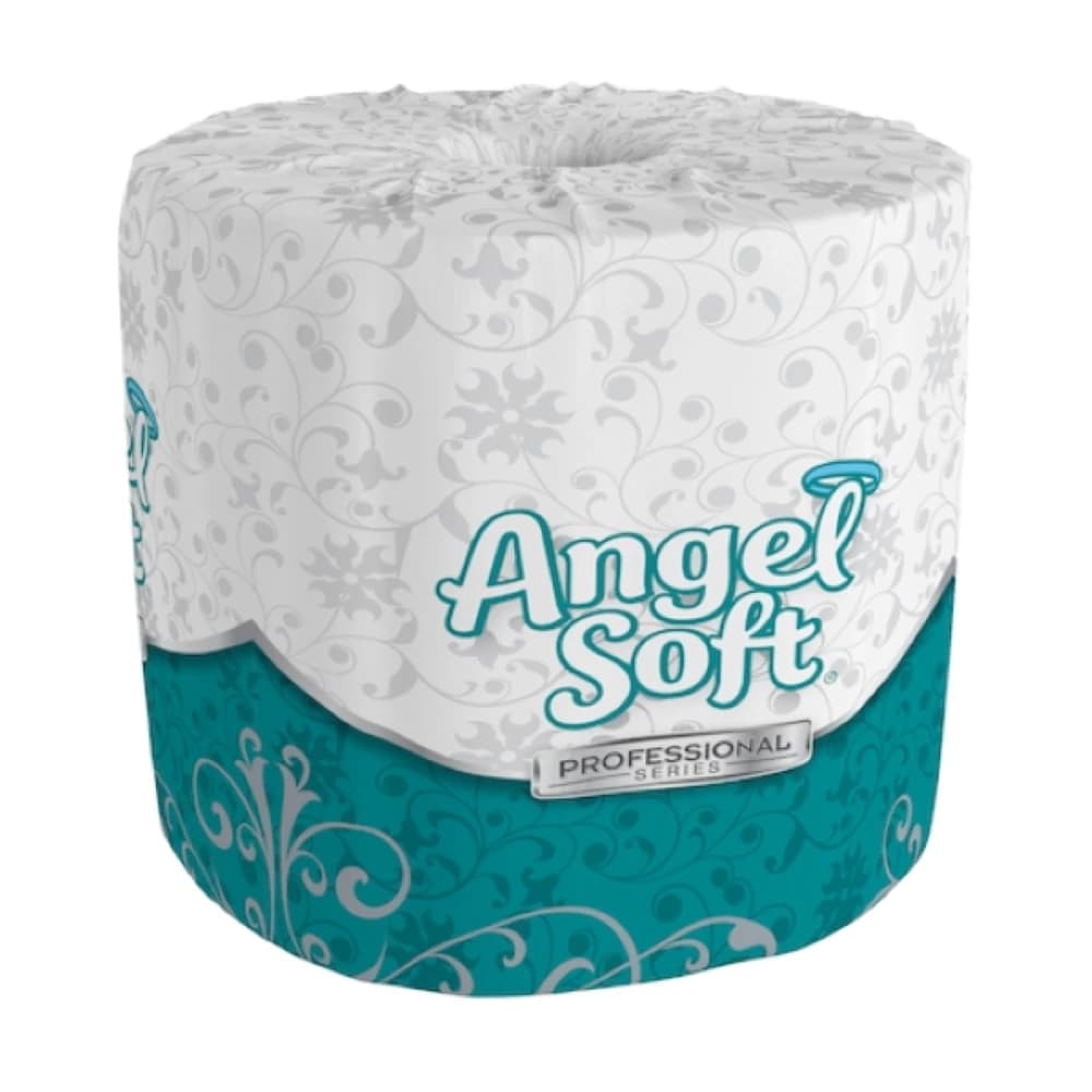 Angel Soft Professional Series Toilet Paper, 2-Ply, White, Embossed, 450-Sheet Rolls, 40/Case thumbnail 2