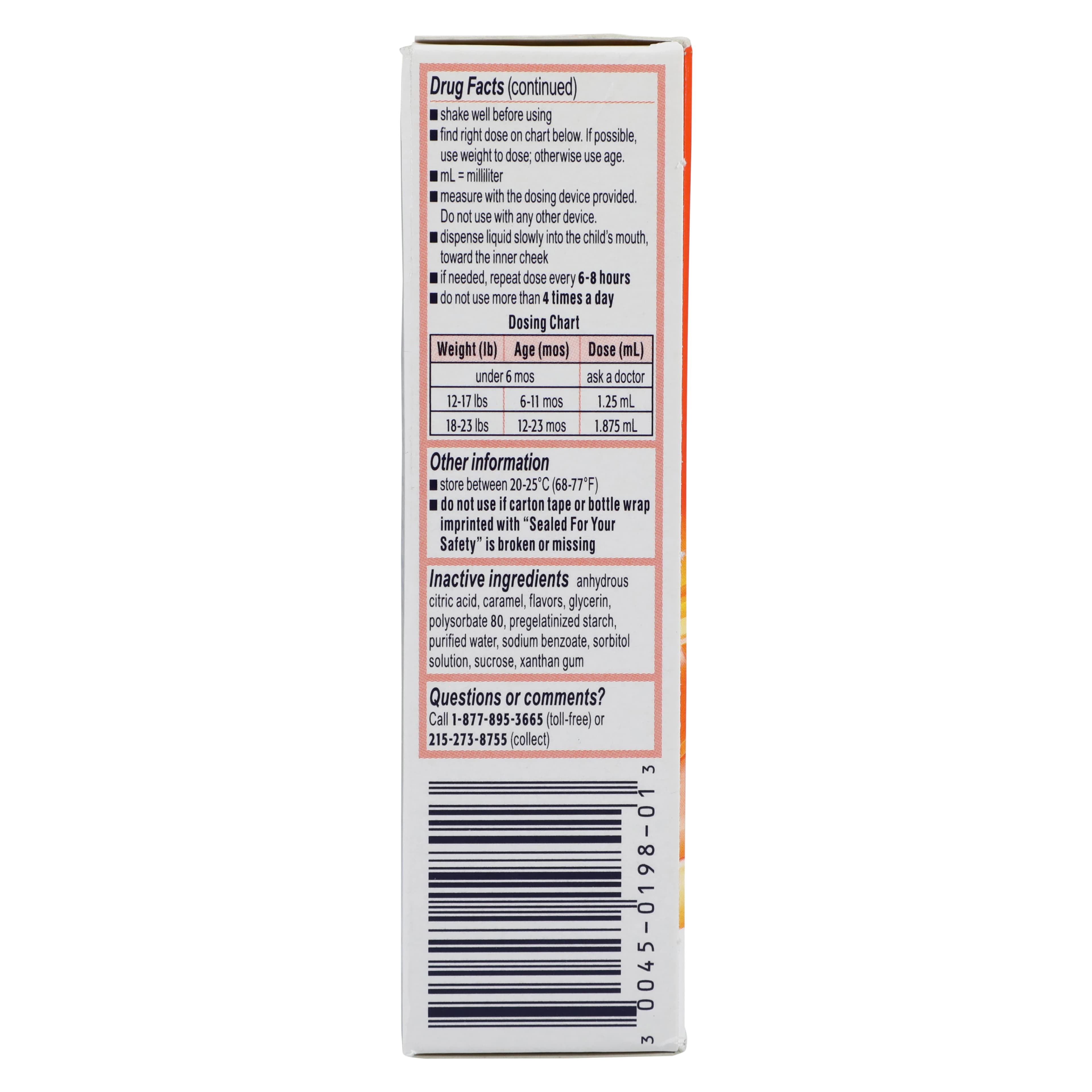 Motrin Infant Drops Dye-Free Berry, 1 oz Bottle thumbnail 4