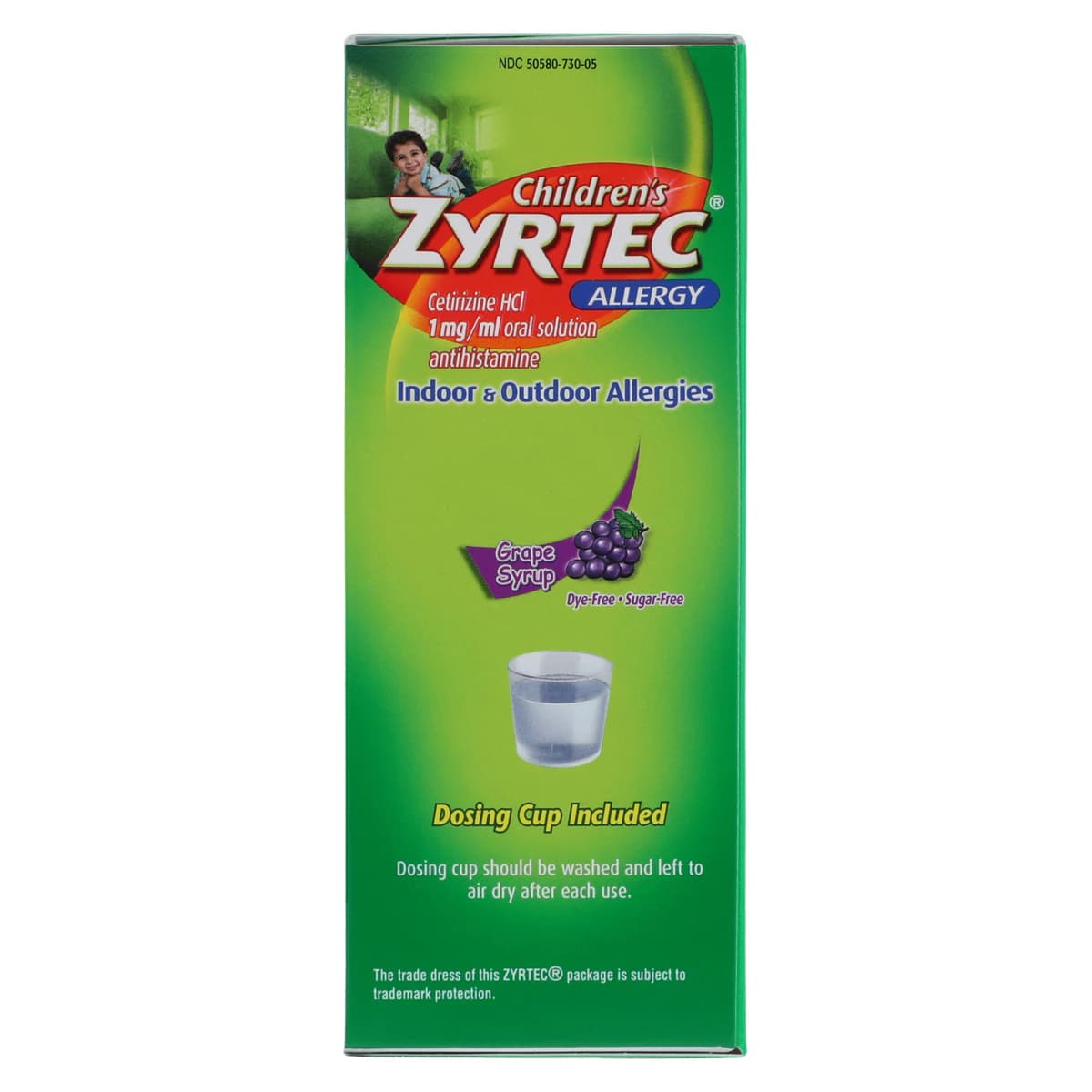Zyrtec Children's Allergy Syrup, 1 mg/mL, 4 oz Bottle thumbnail 5