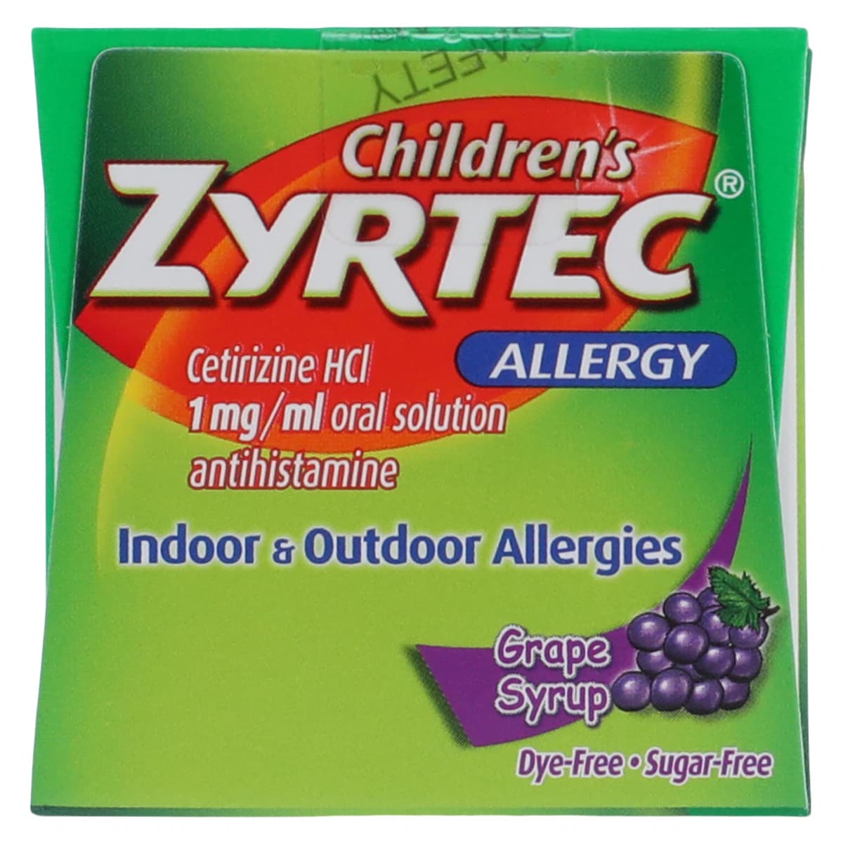 Zyrtec Children's Allergy Syrup, 1 mg/mL, 4 oz Bottle thumbnail 3