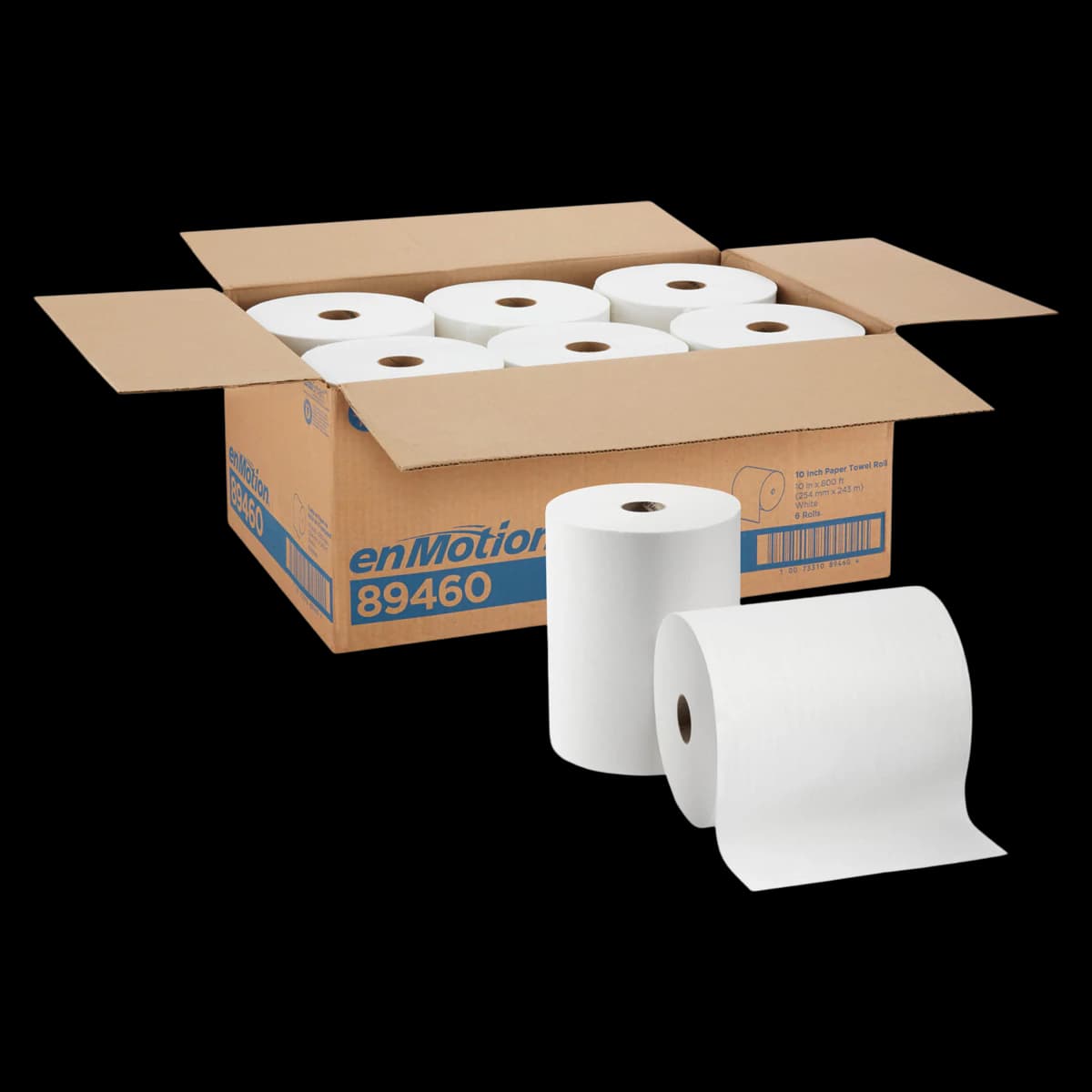 Georgia-Pacific enMotion Roll Towel Refills, 10" x 800 ft, White, 6 Rolls/Case thumbnail 2